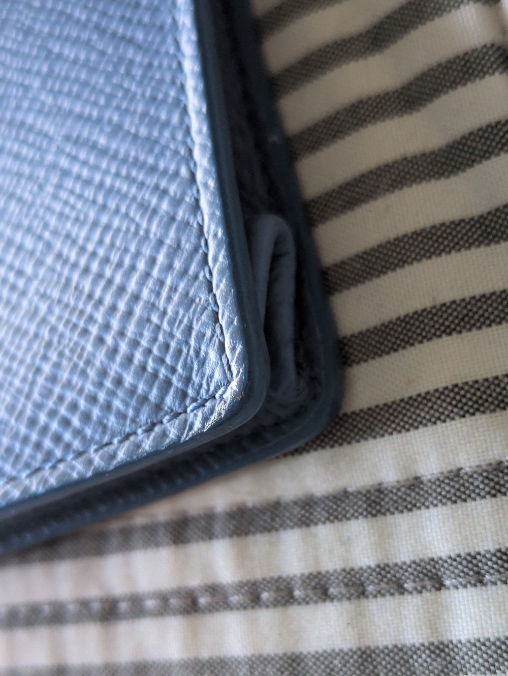 Smythson Panama Zip Pouch Keyring - Picture 5 of 8